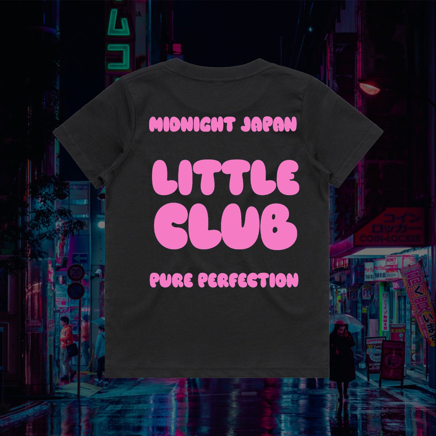 MIDNIGHT JAPAN "PRINCESS PEACH" LITTLE CLUB TEE "PRE ORDER"