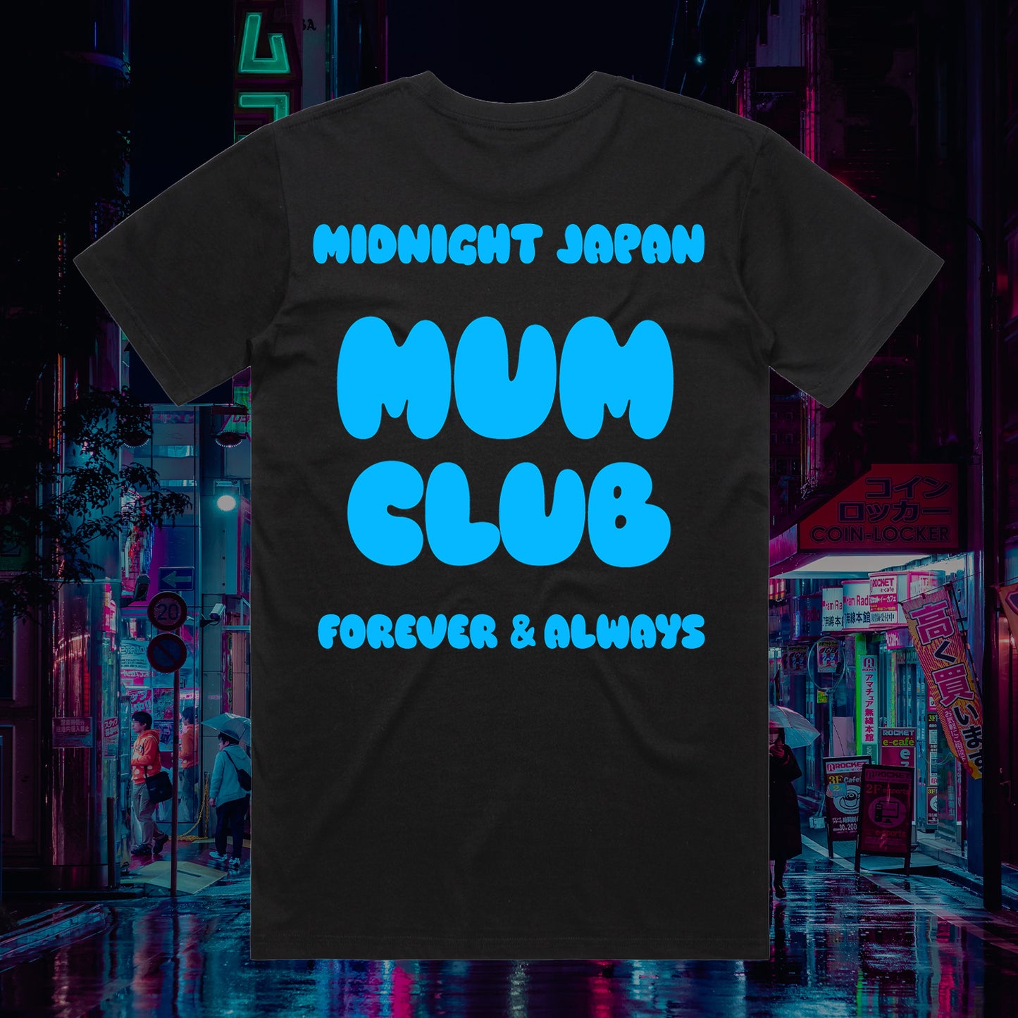 MIDNIGHT JAPAN "BLUEY" MUM CLUB TEE "PRE ORDER"