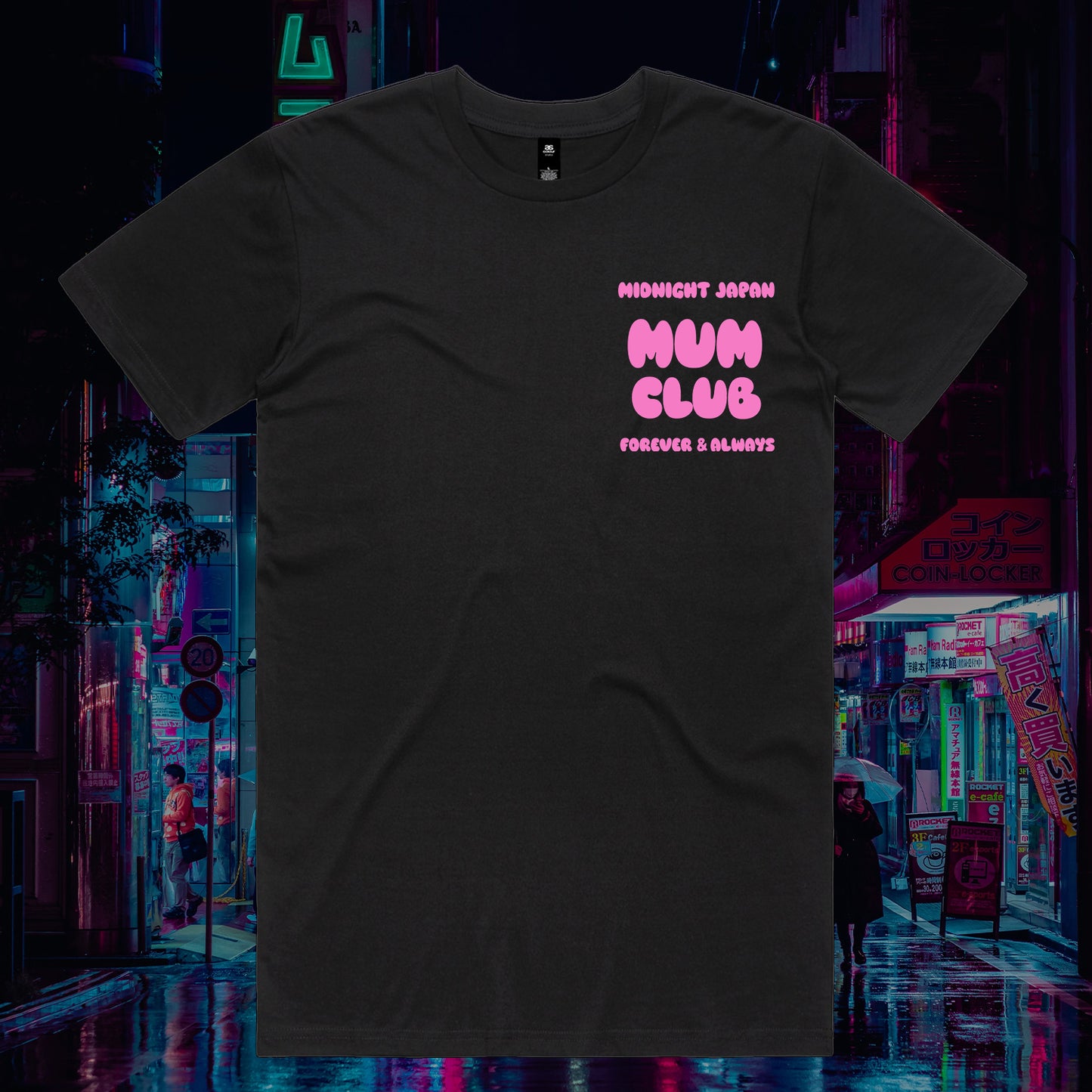 MIDNIGHT JAPAN "PRINCESS PEACH" MUM CLUB TEE "PRE ORDER"