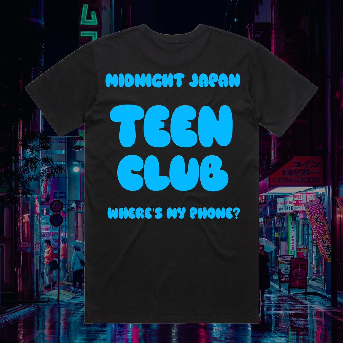 MIDNIGHT JAPAN "BLUEY" TEEN CLUB TEE "PRE ORDER"