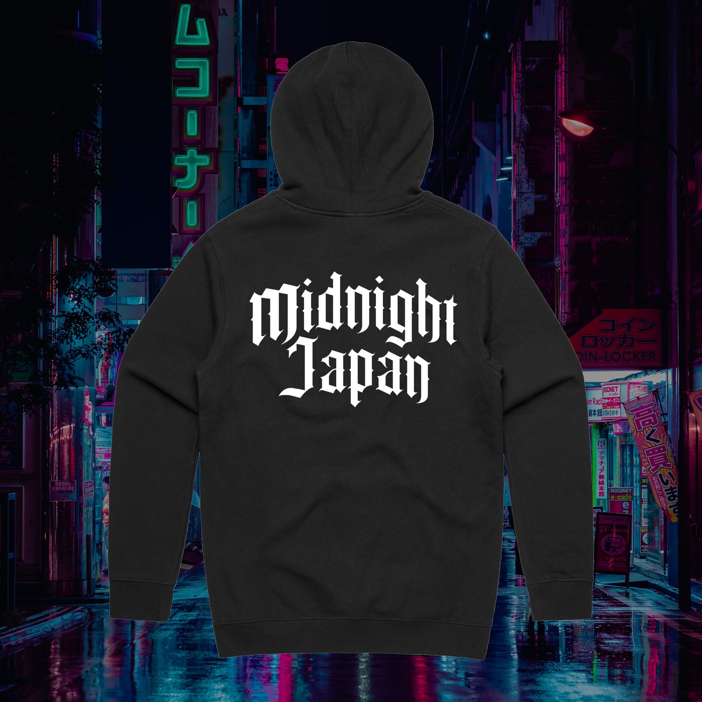 Midnight Japan "BUILT FROM NOTHING" HOODIE