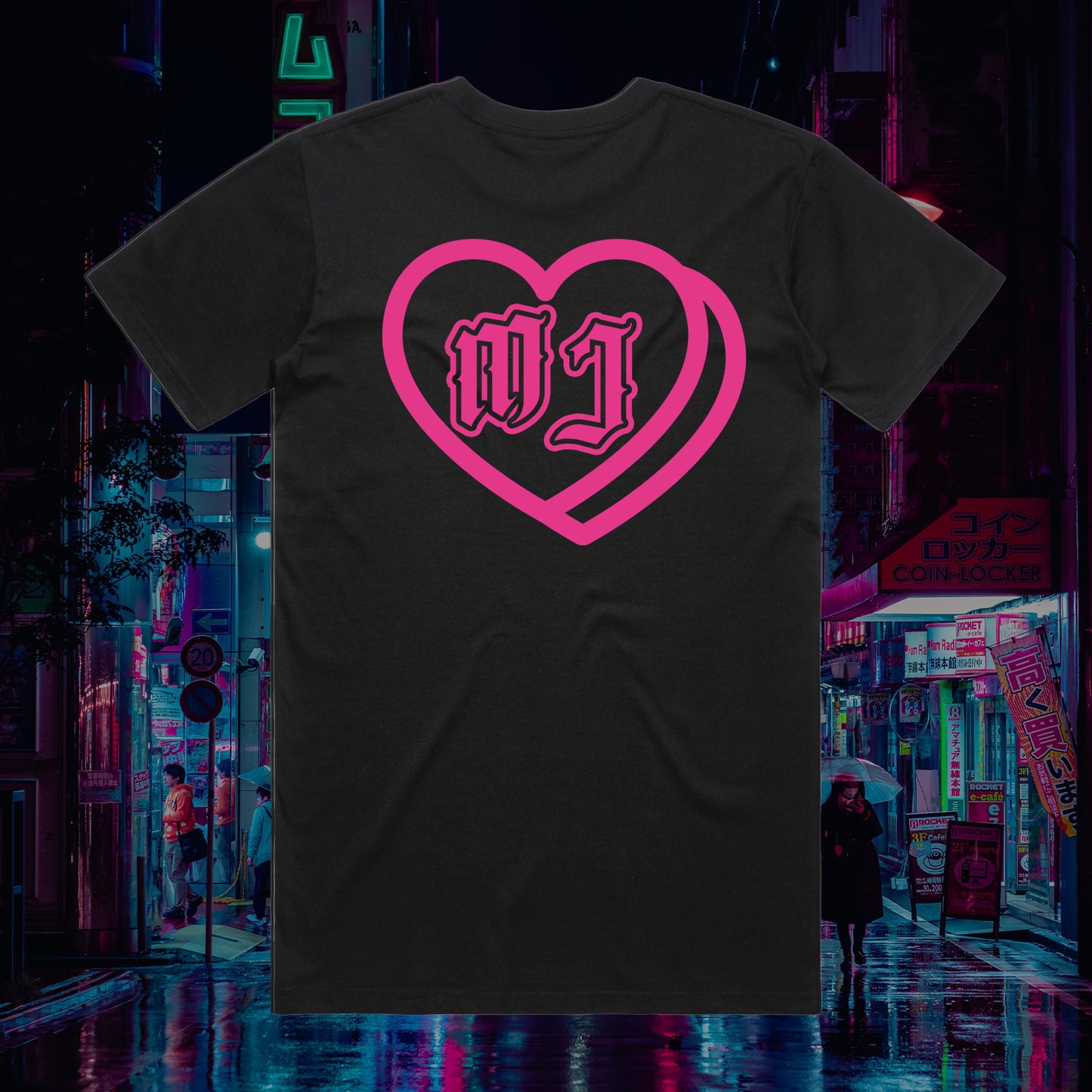 MIDNIGHT JAPAN "STRAWBERRY KISSES" CANDY HEART CLUB TEE
