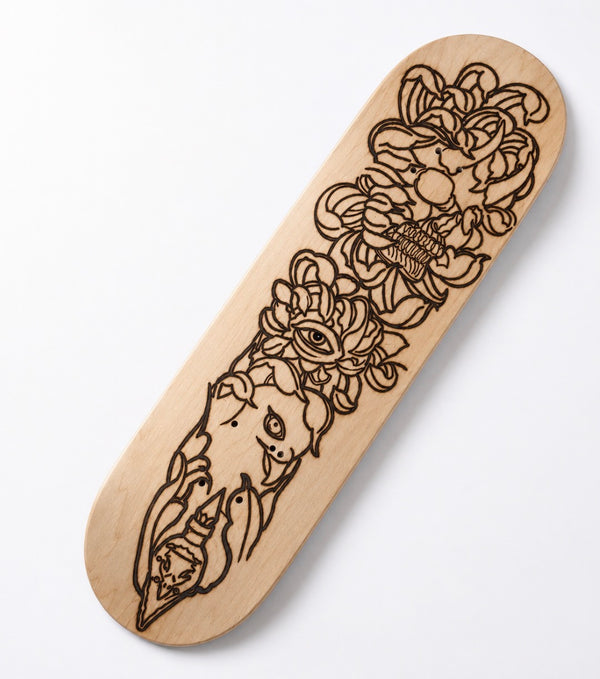 CUSTOM "GZ SUPPLY" SKATEBOARD "RARE TATTOOED SOUL" PRE-ORDER
