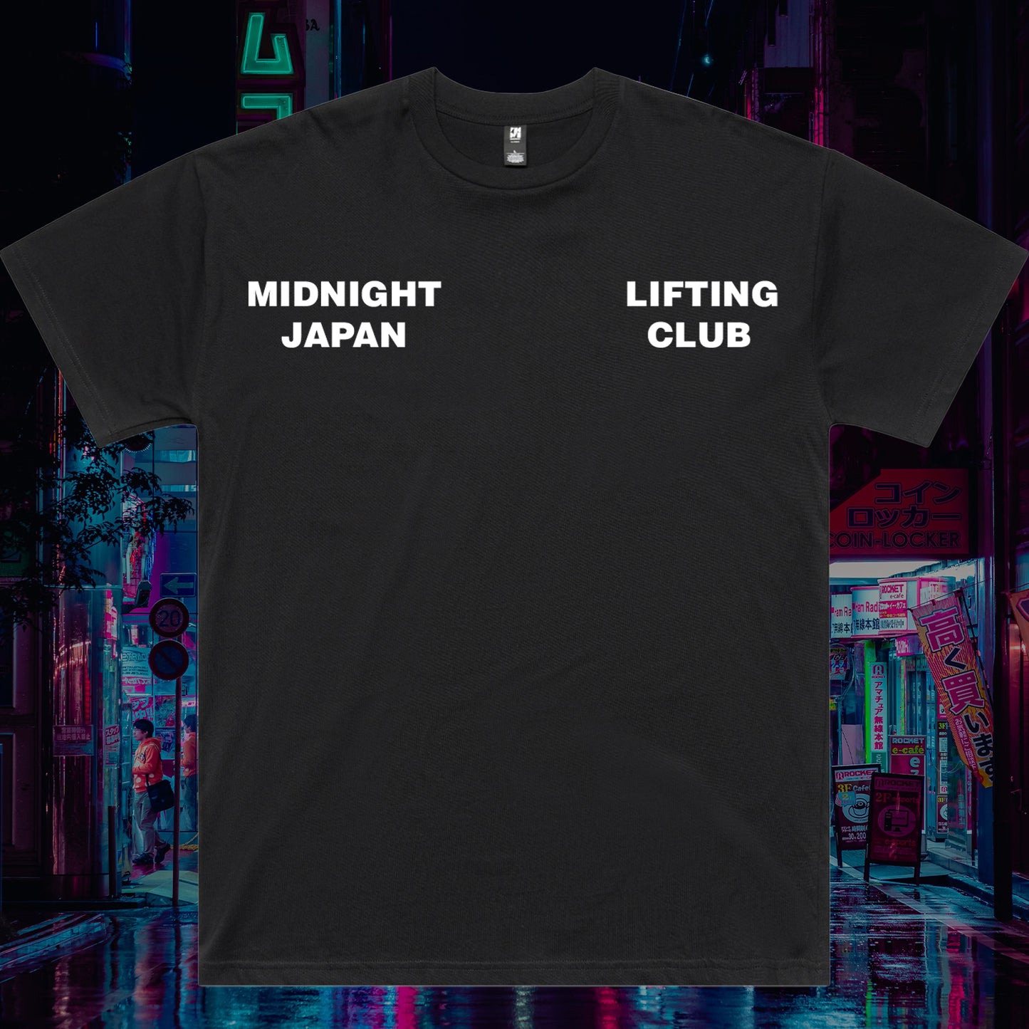 MIDNIGHT JAPAN "OVERSIZED BOX" LIFTING TEE ( PRE ORDER )