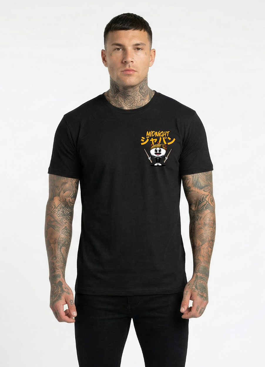 Midnight Japan "NO RAMEN" TEE (BLACK) "PRE ORDER"