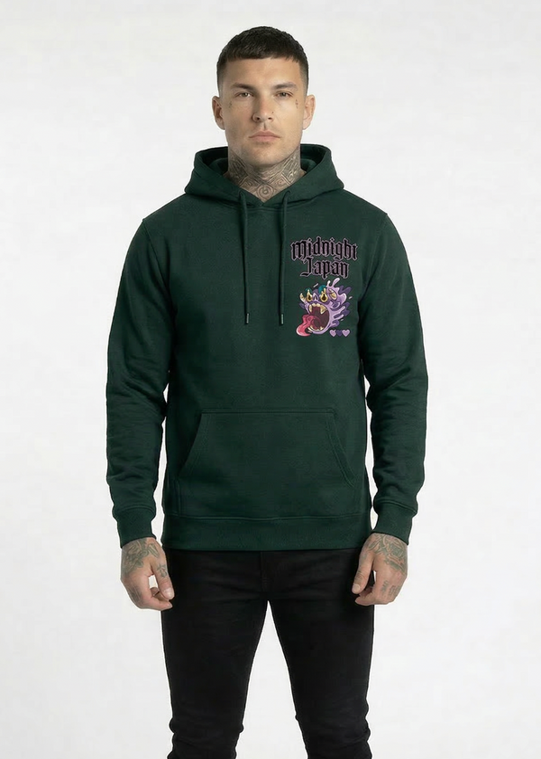 Midnight Japan "PURPLE MONSTER" HOODIE (FOREST GREEN) PRE-ORDER
