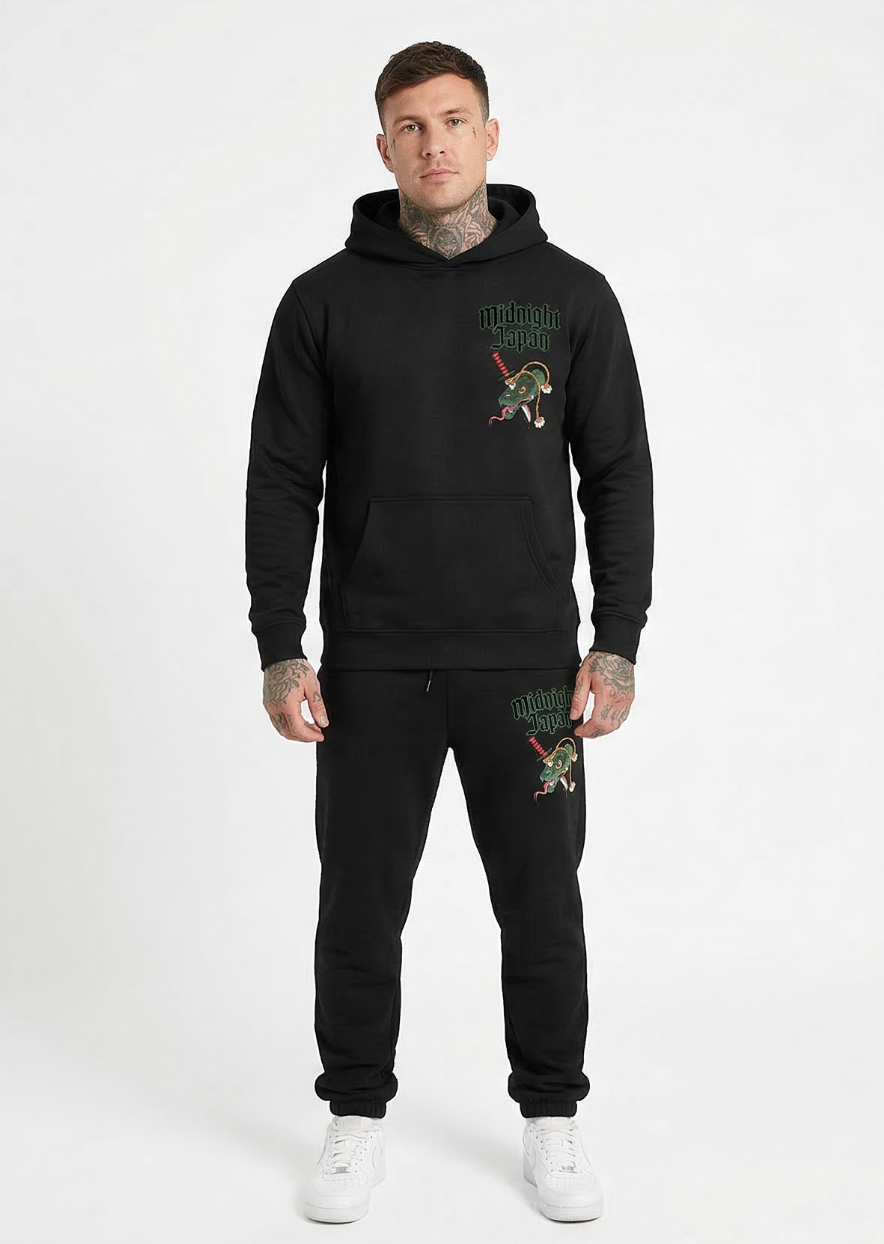 Midnight Japan "SNAKE" HOODIE (BLACK) PRE-ORDER