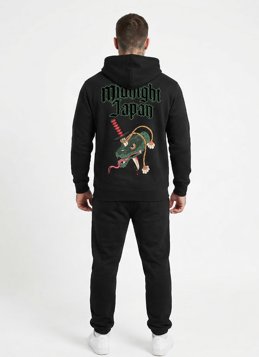 Midnight Japan "SNAKE" HOODIE (BLACK) PRE-ORDER