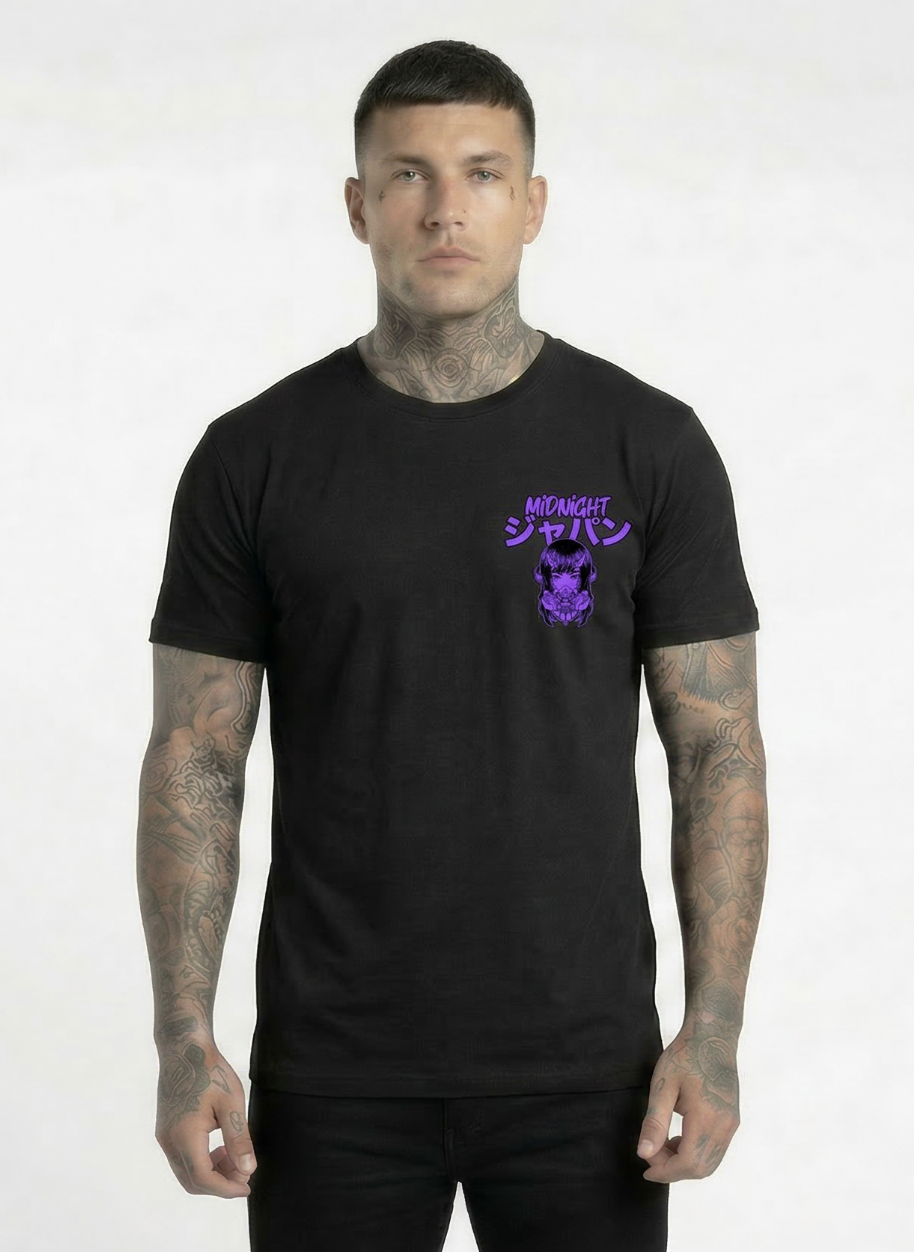 Midnight Japan "GAS MASK GIRL" TEE (BLACK) "PRE ORDER"