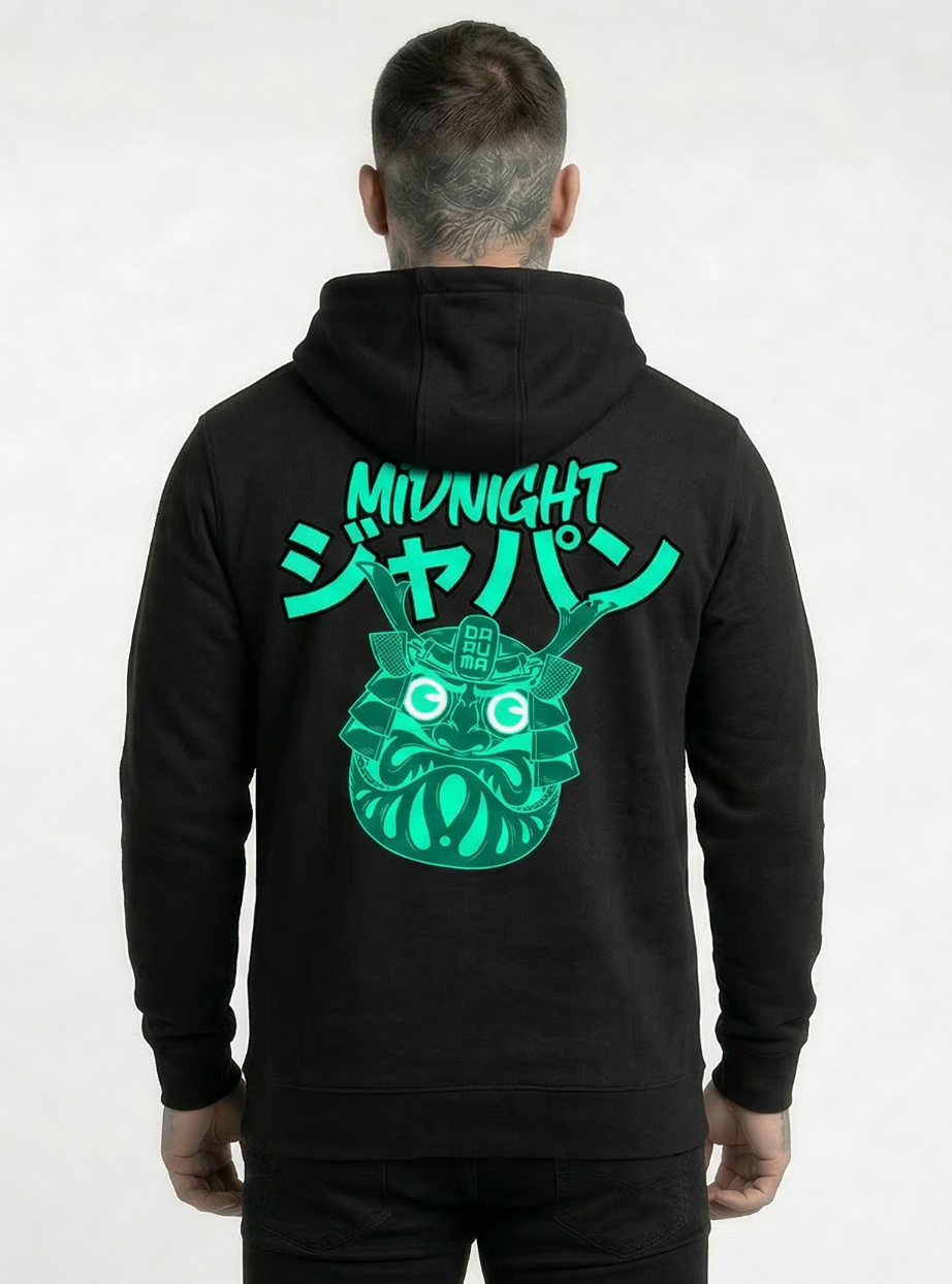 Midnight Japan "DARUMA" HOODIE (BLACK) PRE-ORDER