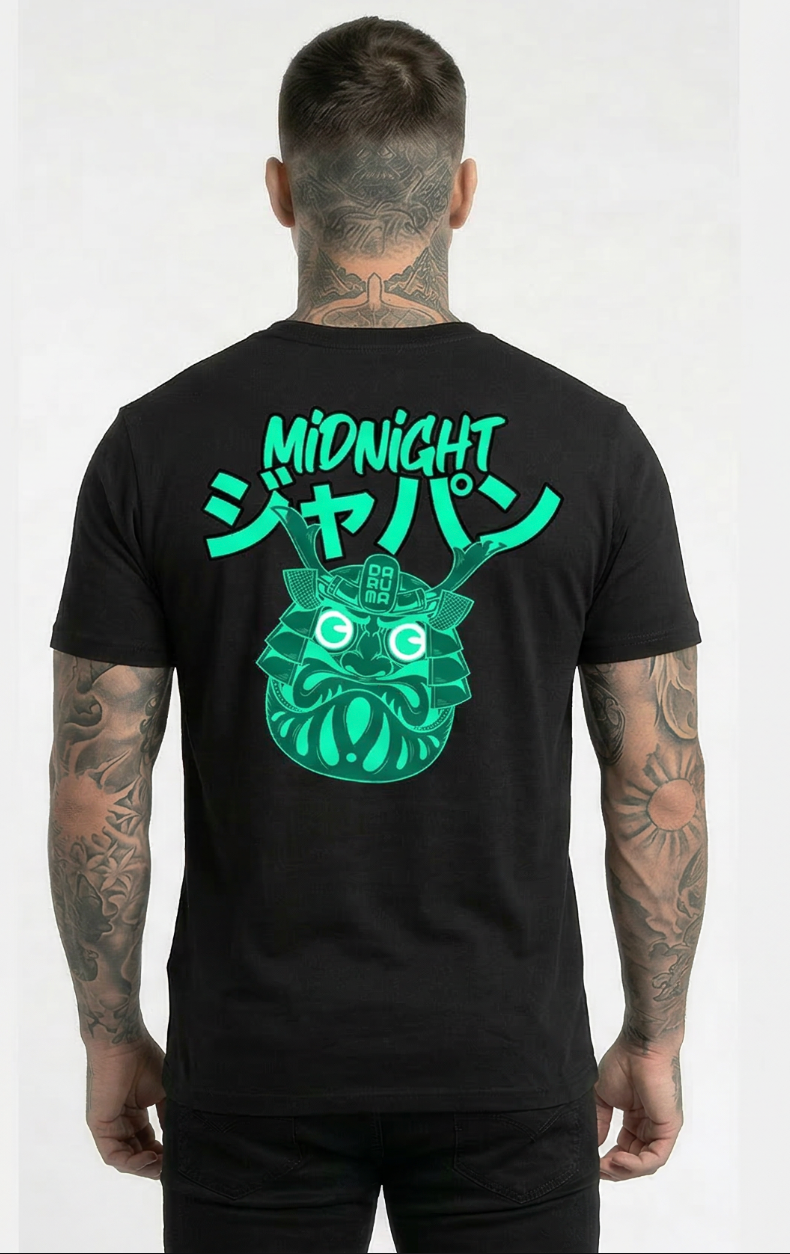 Midnight Japan "DARUMA" TEE (BLACK) "PRE ORDER"
