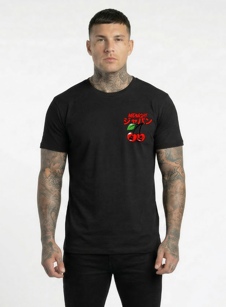 Midnight Japan "CHERRY ON TOP" TEE (BLACK) "PRE ORDER"