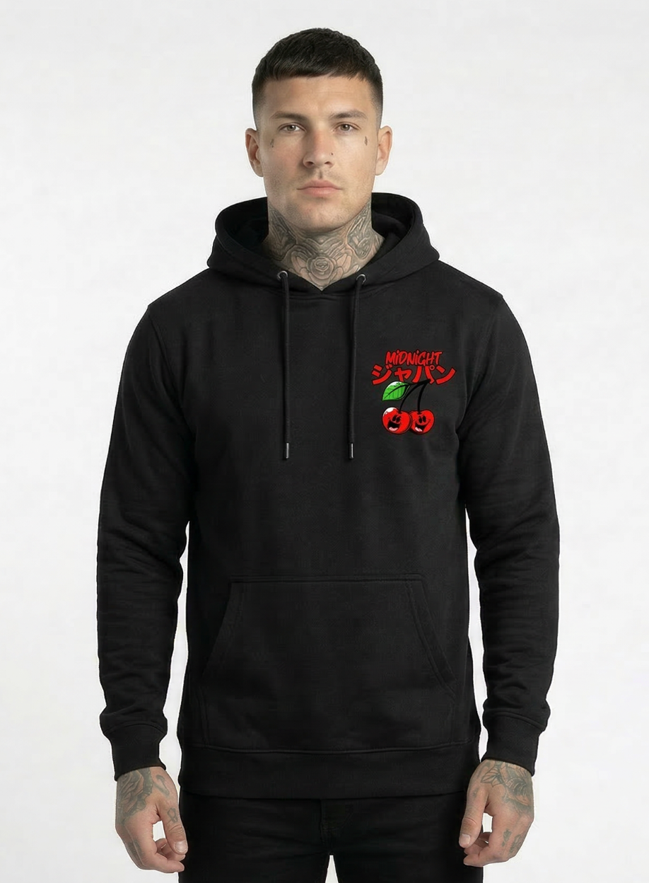 Midnight Japan "CHERRY ON TOP" HOODIE (BLACK) PRE-ORDER