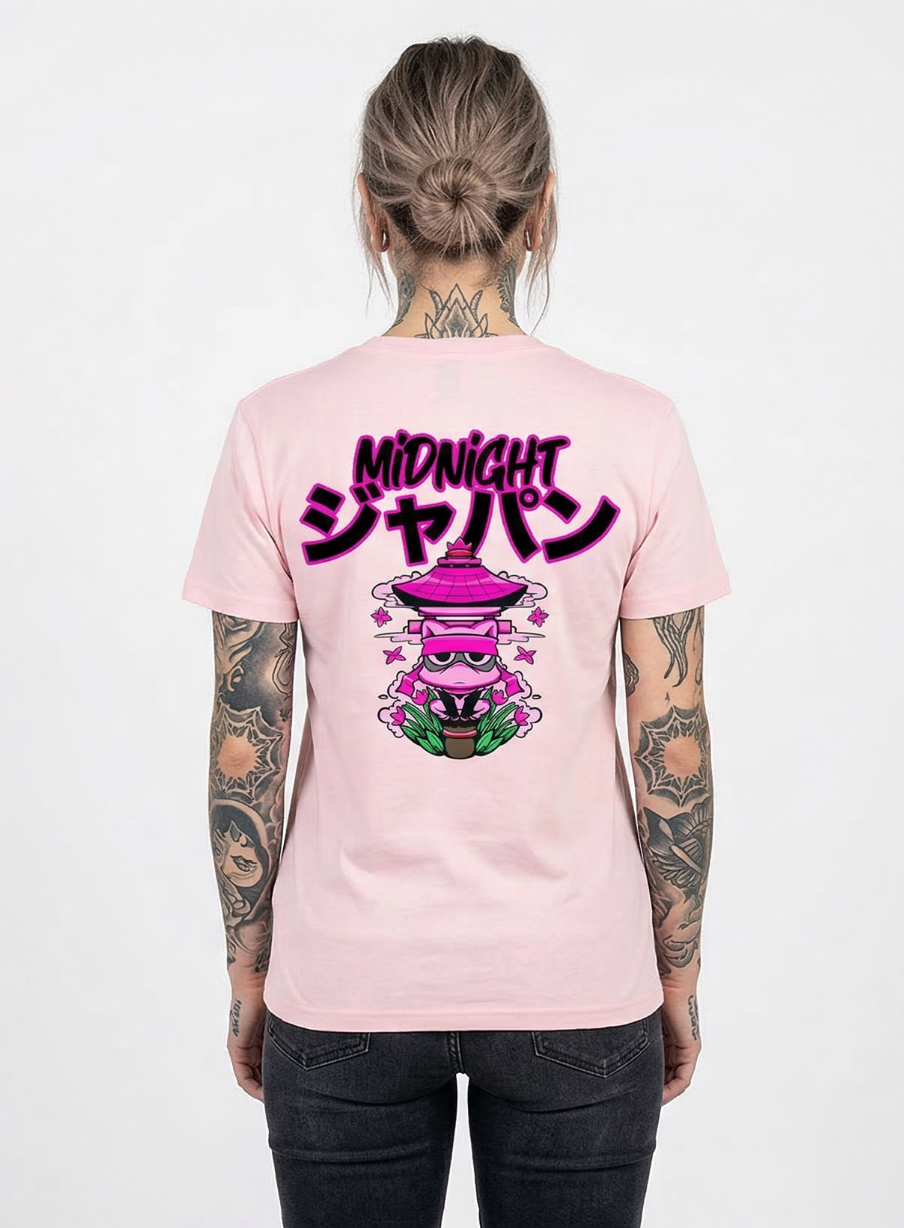 Midnight Japan "PINK WARRIOR" TEE (PINK) "PRE ORDER"