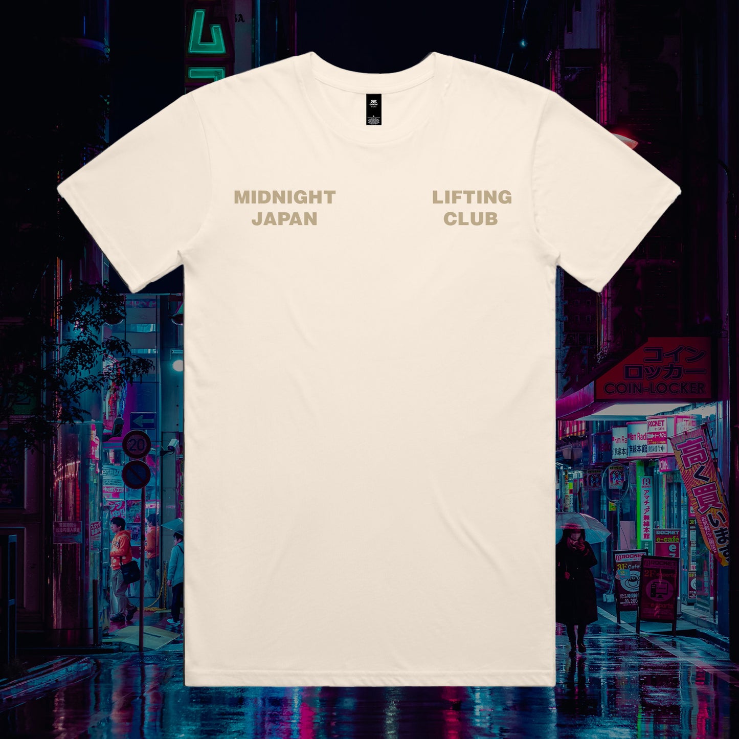 MIDNIGHT JAPAN "NO SWEAT" LIFTING CLUB TEE ( PRE ORDER )