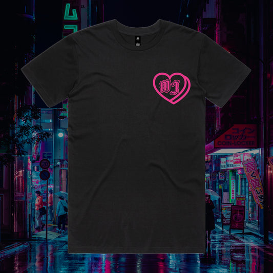 MIDNIGHT JAPAN "STRAWBERRY KISSES" CANDY HEART CLUB TEE